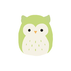 owl,owl color green,funny