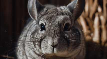 Witness the agile and playful nature of the chinchilla in motion, frozen in a moment of leaping or hopping. 🐭💨✨ Get ready to be amazed by their boundless energy and adorable antics.