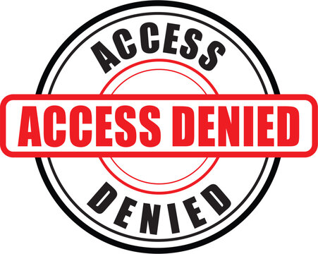 Access Denied Stamp Seal Graphics