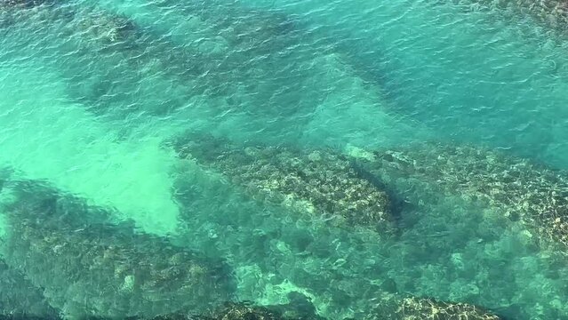 underwater view of the sea