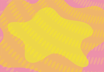 Star bright summer background. Colorful abstract shapes textured vector illustration with copy space
