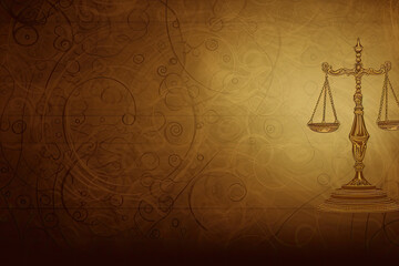 Abstract legal and juridical background with space for copy