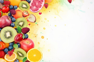 Abstract healty food background