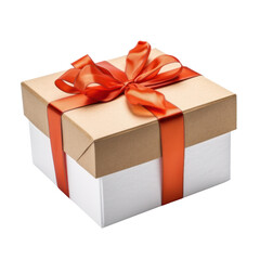 Obraz premium gift box isolated on transparent background cutout