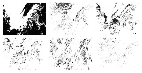 Grunge texture distressed dust overlay. Dirty grainy stamp and scratches and damage marks. Urban grunge overlay. set stamp with grunge effect.