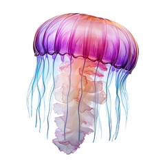 jellyfish isolated on transparent background cutout