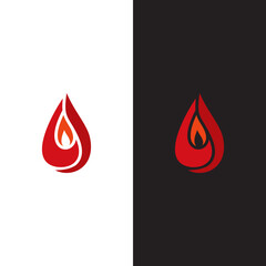 fire flames logo design for icon, business, vector, illustration, brand, app, company, business and other © LyceeChee