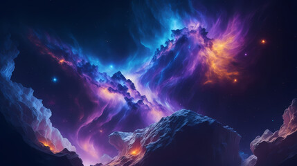 A mesmerizing space background