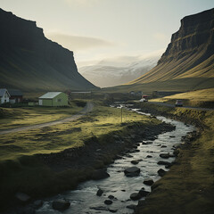 landscape in the himalayas