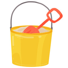 bucket and spade, beach toy 