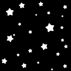 stars on black