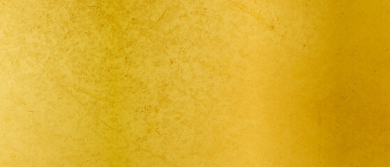 Shiny gold surface as background, closeup view