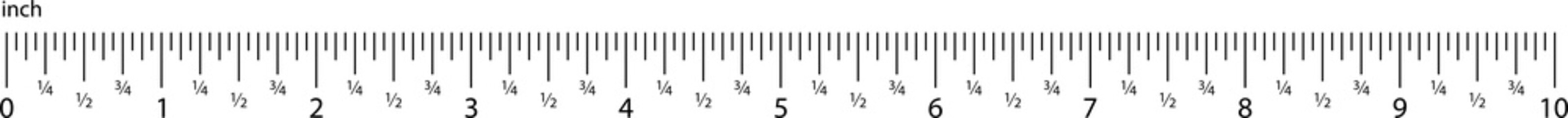 Inch ruler in png. Ruler icon. Inch ruler in png. Scale grid in line. Inch scale.