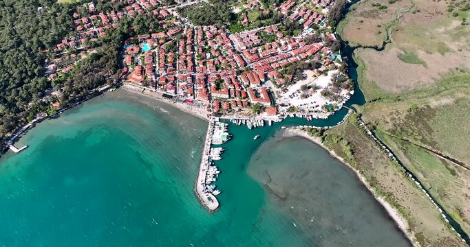 Soaring Above Akyaka: Drone Footage in Muğla, Turkey