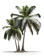 palm tree on a transparent background