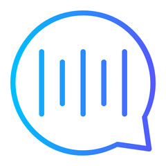 audio gradient icon