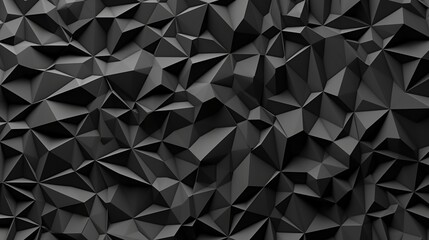 Illustration of a geometric black background
