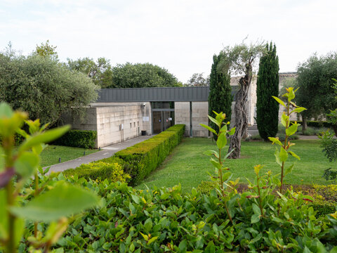 View of The Marc Chagall National Museum in Nice., France - June 7, 2023.