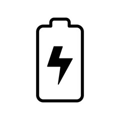 Battery icon vector on trendy design