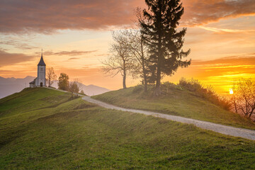 Naklejka na ściany i meble Slovenia Sunrise