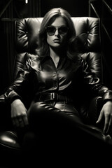 Generative AI - Avant-garde: 60s Artistic Photography with a Beautiful Woman