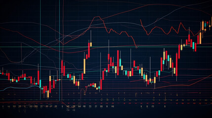 Online Trading Platform: Digital Stock Market Illustration