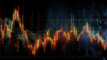 Stock Exchange Data Visualization: Business Finance Diagram