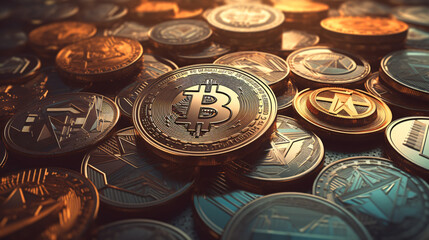 Blockchain Economy Concept