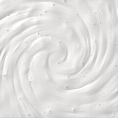 Creamy White Swirl Yogart Texture