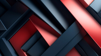 Kontrastreiche Eleganz: Hintergrundbild mit roten und dunkelblauen Elementen