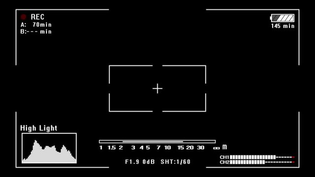 Camera recording screen overlay with alpha channel Loop