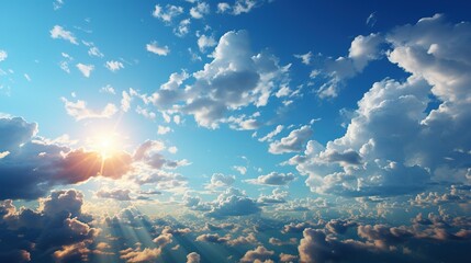Sky with clouds