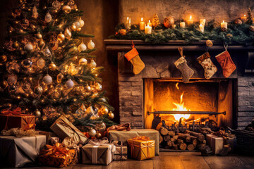 Christmas interior