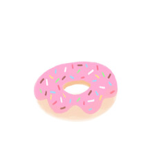 pink donut 
