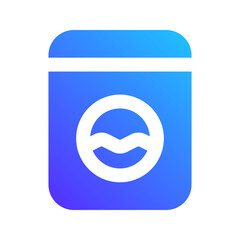 laundry service gradient icon