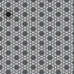 seamless pattern triangle be hexagon