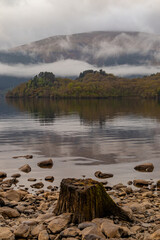 Loch Lomond, The West Highland Way, Sallochy campsite, sunset, Scotland