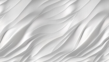 Fototapeta na wymiar Abstract white background - Smooth White Silk Texture for Your Luxury Designs - ai generated