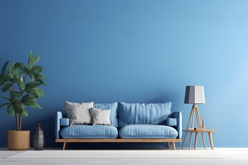 Fototapeta na wymiar Interior with sofa, modern, home mock-up