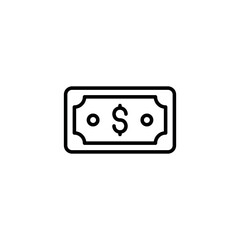 Money icon design with white background stock illustration