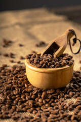 coffee beans in a bowl