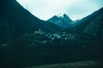lake in the mountains