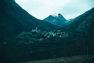 lake in the mountains