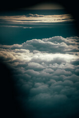 blue sky with clouds