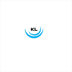 KL letter logo design