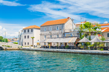 Obraz premium Old town of Tribunj in Dalmatia, Croatia