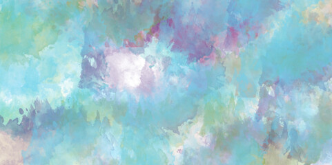 Fototapeta premium Abstract colorful watercolor background. Abstract gradient colorful watercolor background on white paper texture.