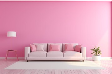 modern interior with sofa