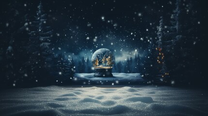 Christmas snow globe 