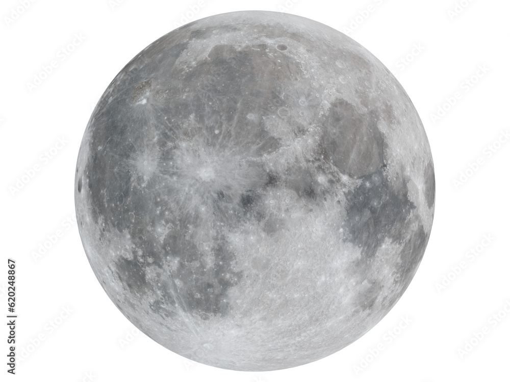 Wall mural the moon closeup beautiful moon showing details surface.